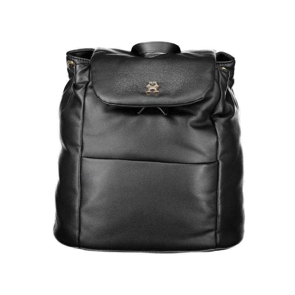 Tommy Hilfiger Black Polyester Women Backpack by Tommy Hilfiger