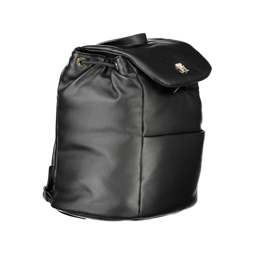 Tommy Hilfiger Black Polyester Women Backpack by Tommy Hilfiger
