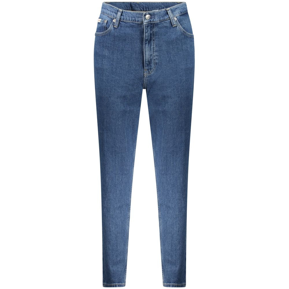 Calvin Klein Blue Cotton Jeans & Pant by Calvin Klein