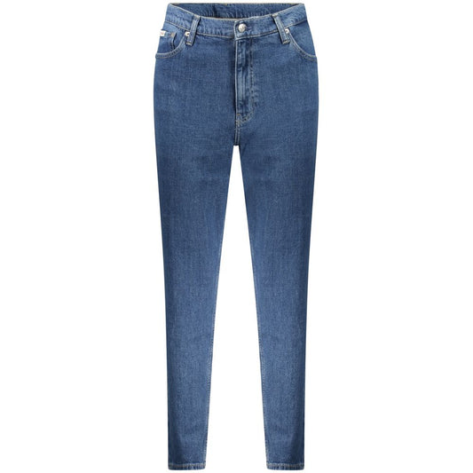 Calvin Klein Blue Cotton Jeans & Pant by Calvin Klein