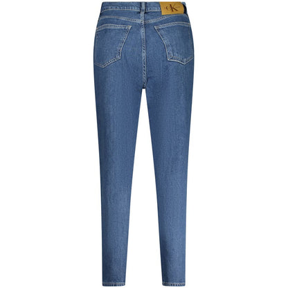 Calvin Klein Blue Cotton Jeans & Pant by Calvin Klein