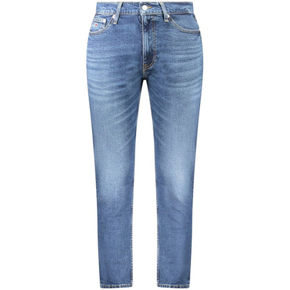 Tommy Hilfiger Blue Cotton Men Jeans by Tommy Hilfiger