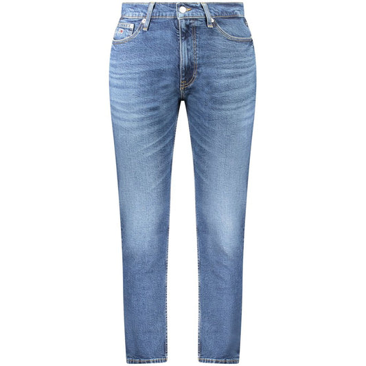 Tommy Hilfiger Blue Cotton Men Jeans by Tommy Hilfiger