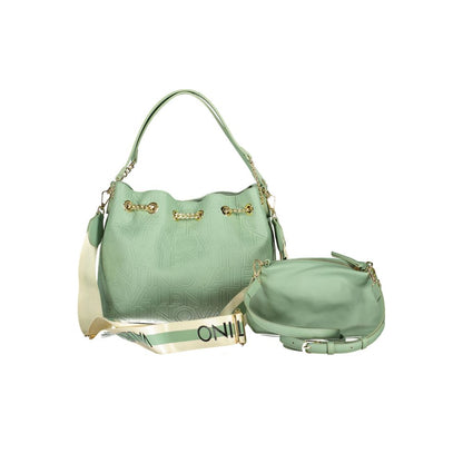 Mario Valentino Green Polyethylene Handbag by Mario Valentino