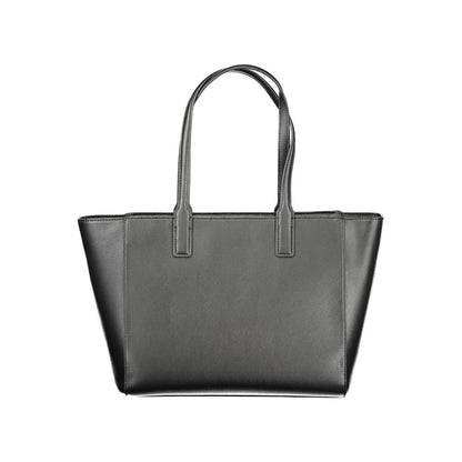 Sac à main Tommy Hilfiger noir en polyester recyclé pour femme