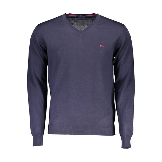Harmont & Blaine Blue Wool Men Sweater by Harmont & Blaine