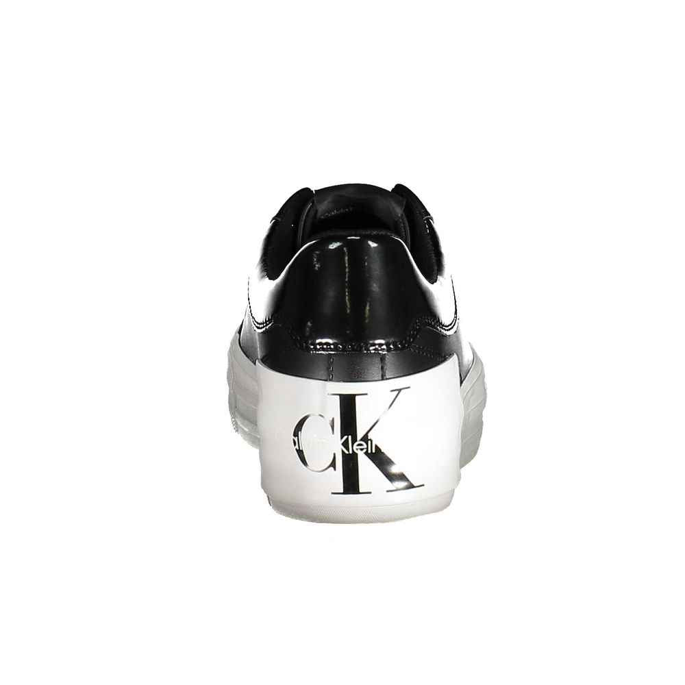Calvin Klein Polyester Sneaker Black With Logo Accents