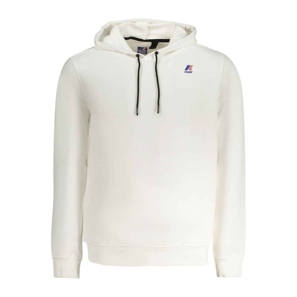K-Way Hoodie Witte Katoenen Trui Luxe Comfort Premium