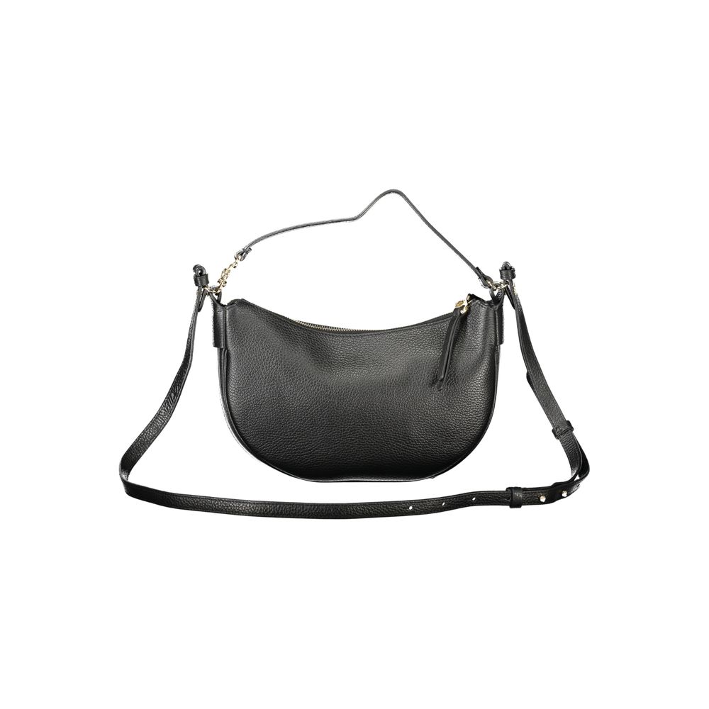 Sac à main en cuir noir Coccinelle