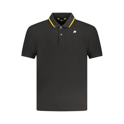 Polo en coton noir K-WAY