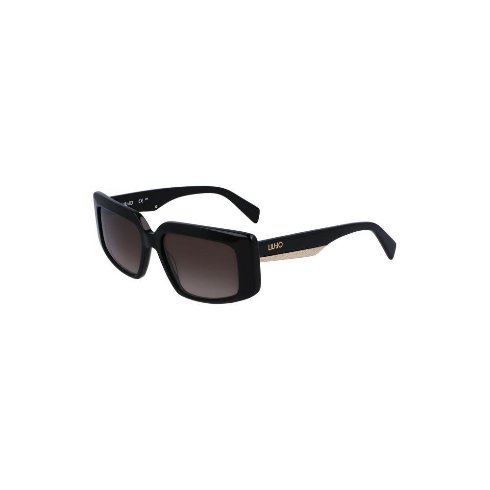 Liu Jo Black Acetate Women Sunglasses by Liu Jo
