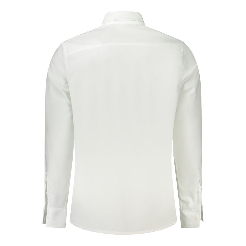 Calvin Klein White Cotton Men Shirt by Calvin Klein