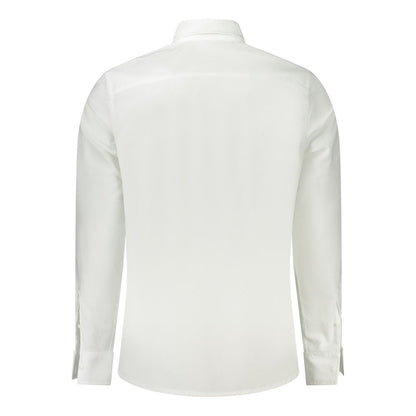 Calvin Klein White Cotton Men Shirt by Calvin Klein