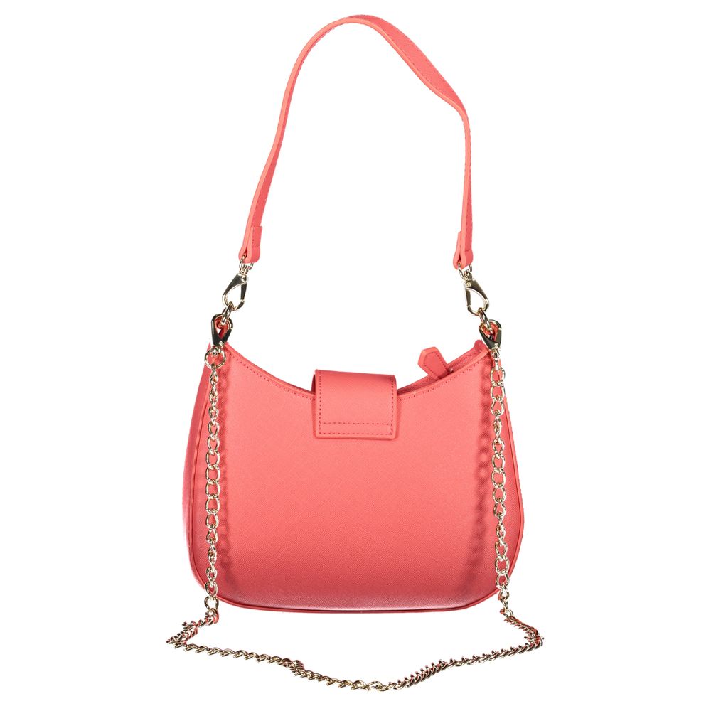 Mario Valentino Pink Polyethylene Handbag by Mario Valentino