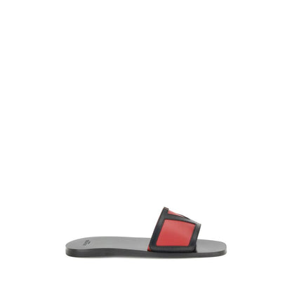 Valentino Garavani Viva Superstar Sandalen Leer - Zwart