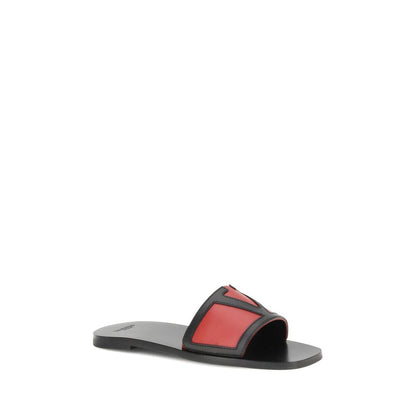 Valentino Garavani Viva Superstar Sandalen Leer - Zwart