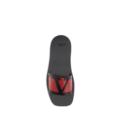 Valentino Garavani Viva Superstar Sandalen Leer - Zwart