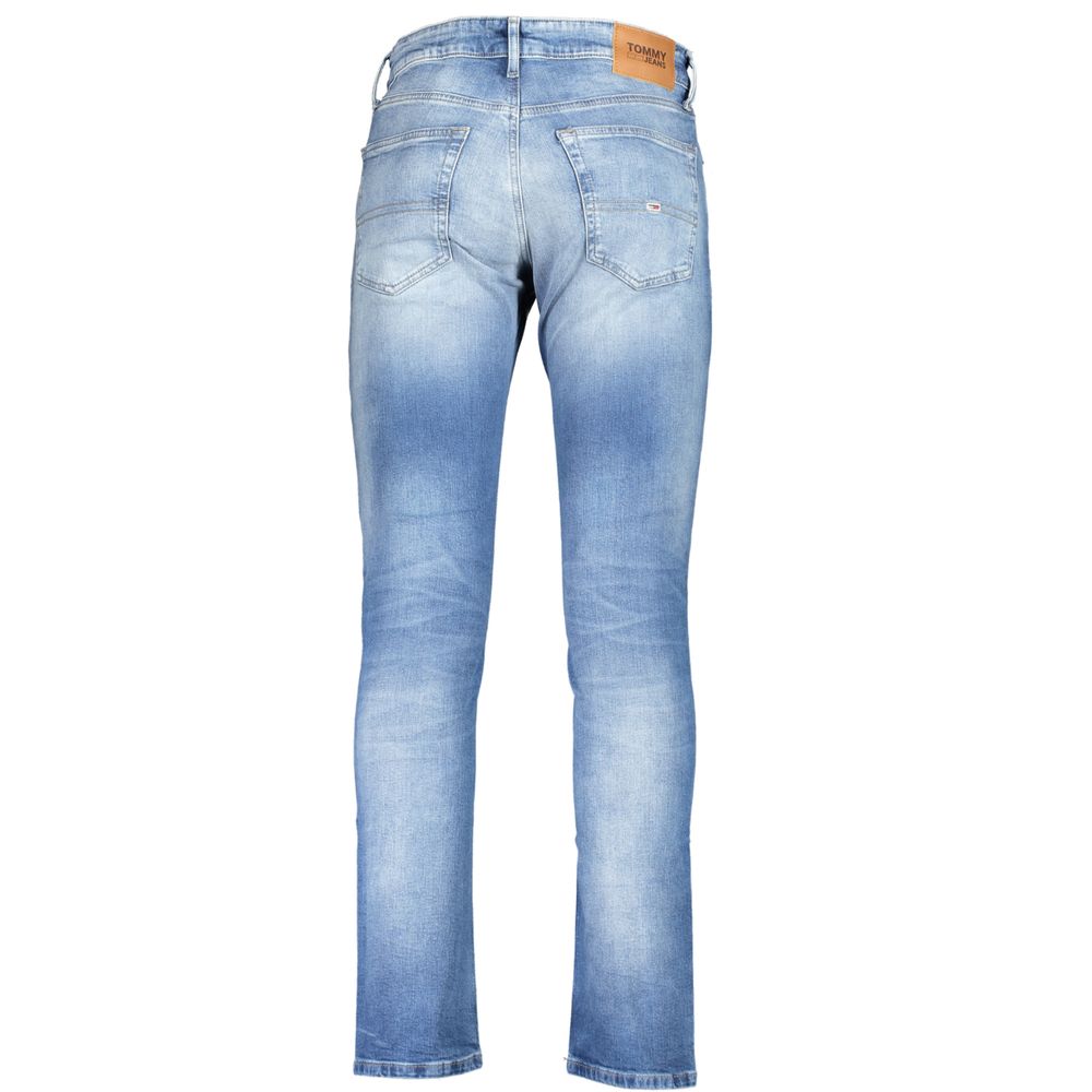 Tommy Hilfiger Blue Cotton Men Jeans by Tommy Hilfiger
