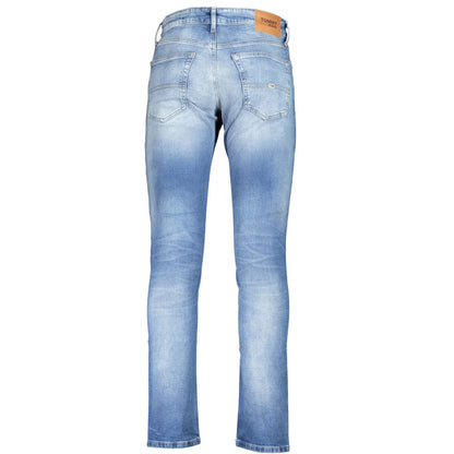 Tommy Hilfiger Blue Cotton Men Jeans by Tommy Hilfiger