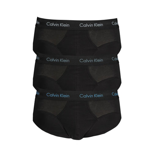Sous-vêtements en coton noir Calvin Klein