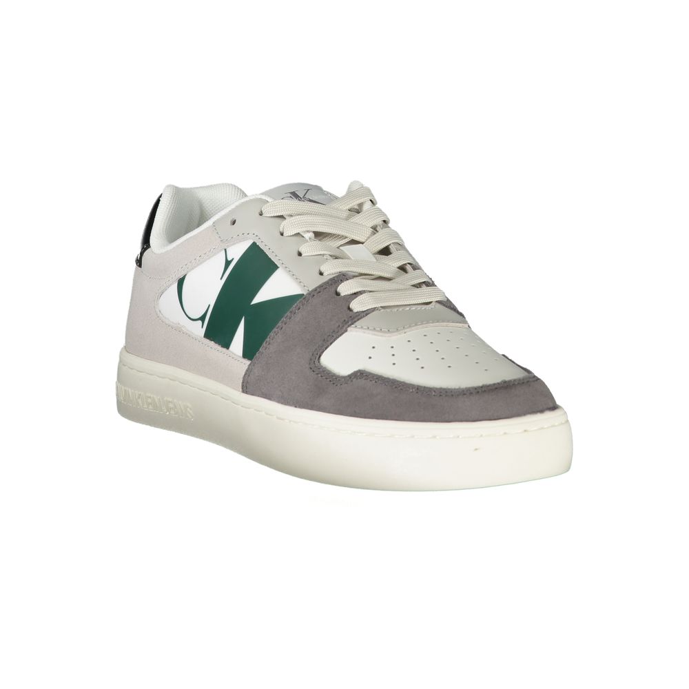 Calvin Klein White Polyester Men Sneaker by Calvin Klein