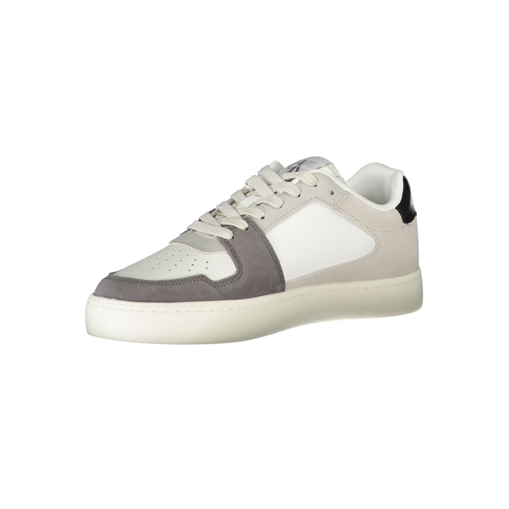 Calvin Klein White Polyester Men Sneaker by Calvin Klein
