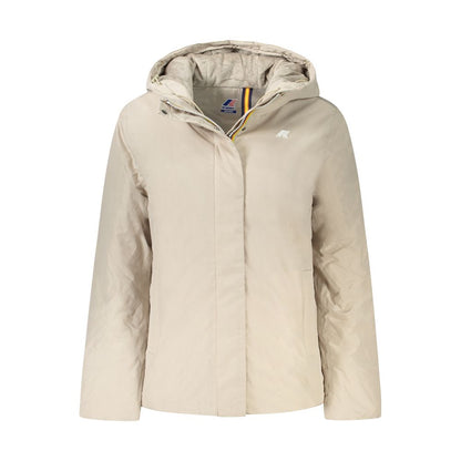 Veste femme K-WAY en polyamide beige