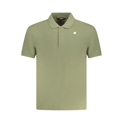 Polo en coton vert K-WAY