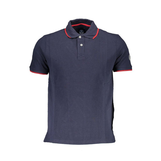 Polo North Sails bleu en coton pour homme