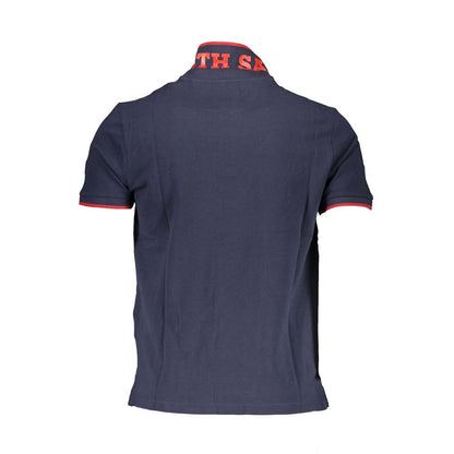 Polo North Sails bleu en coton pour homme