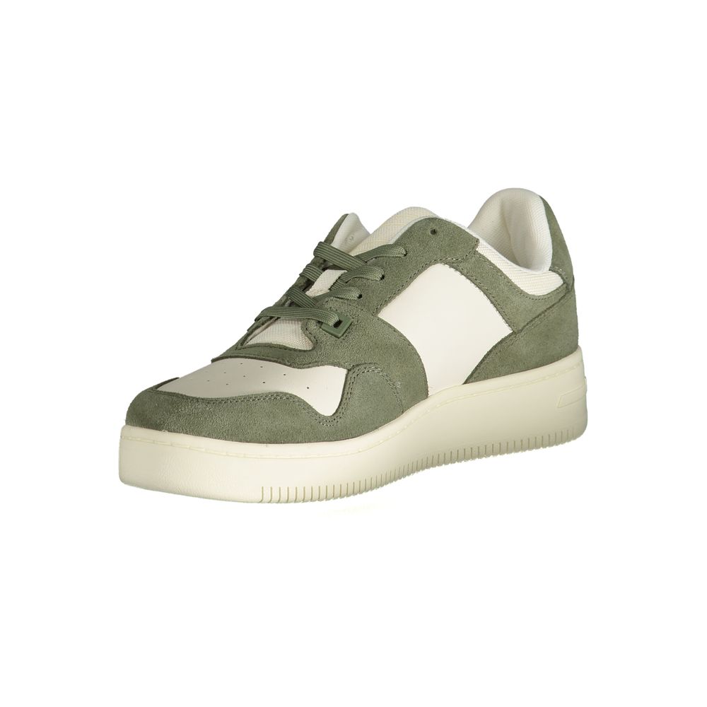 Tommy Hilfiger Green Polyester Sneaker by Tommy Hilfiger