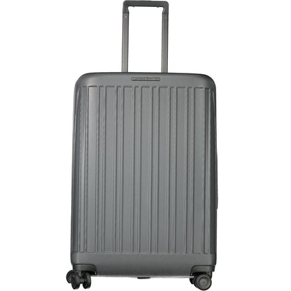 Valise Piquadro grise en polycarbonate pour homme
