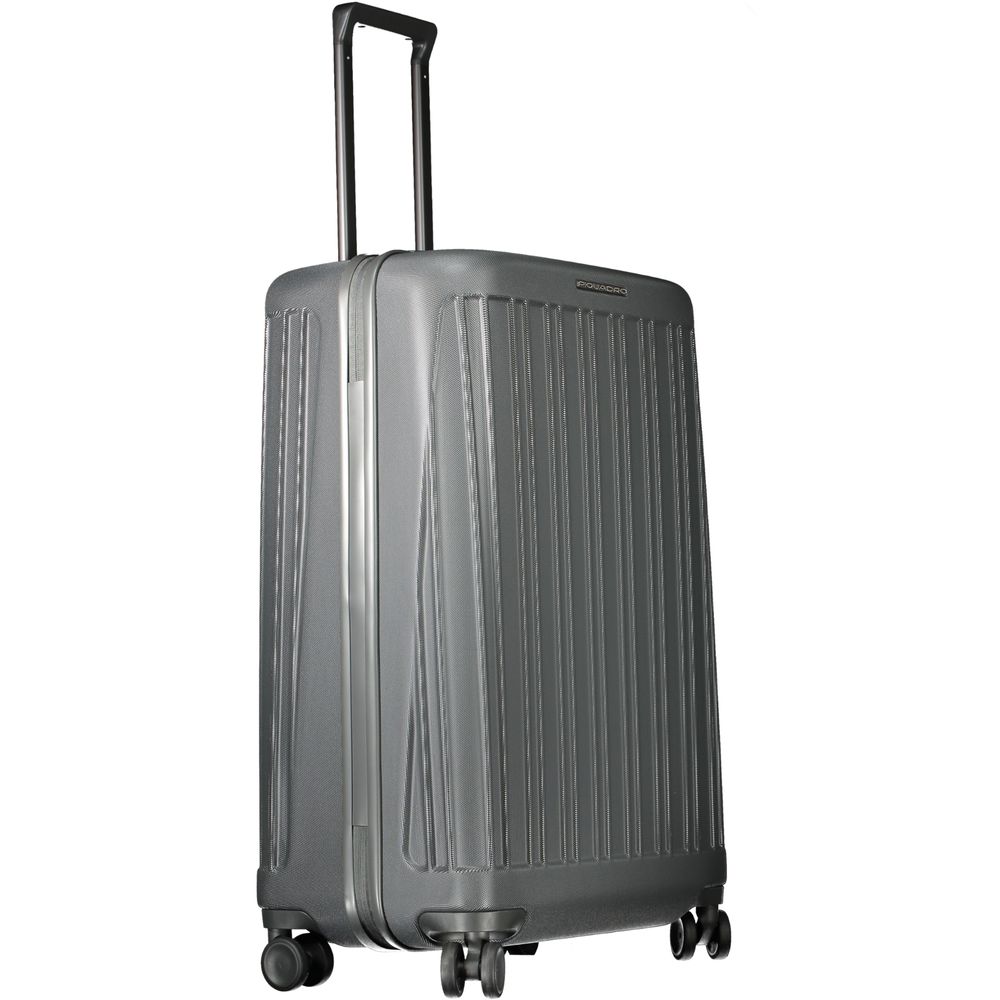Valise Piquadro grise en polycarbonate pour homme
