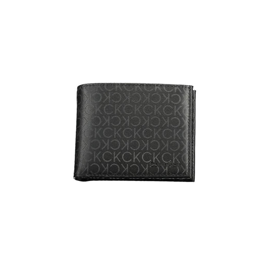 Portefeuille homme Calvin Klein en polyester noir