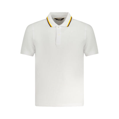 Polo en coton blanc K-WAY
