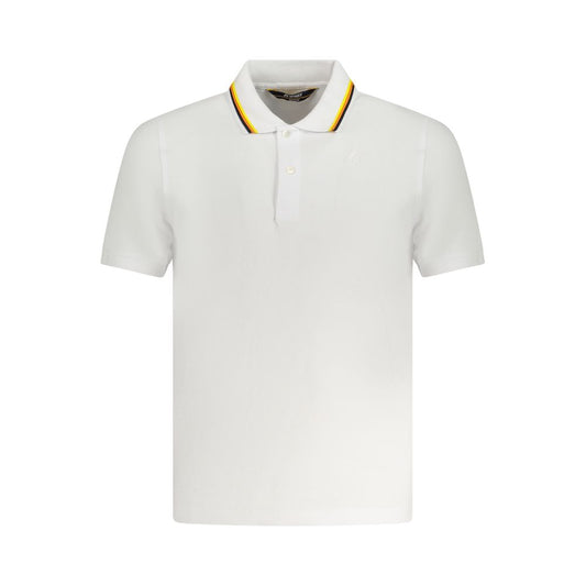 Polo en coton blanc K-WAY