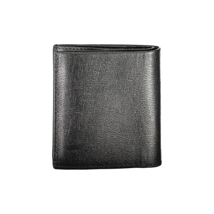 Portefeuille homme en cuir noir Calvin Klein