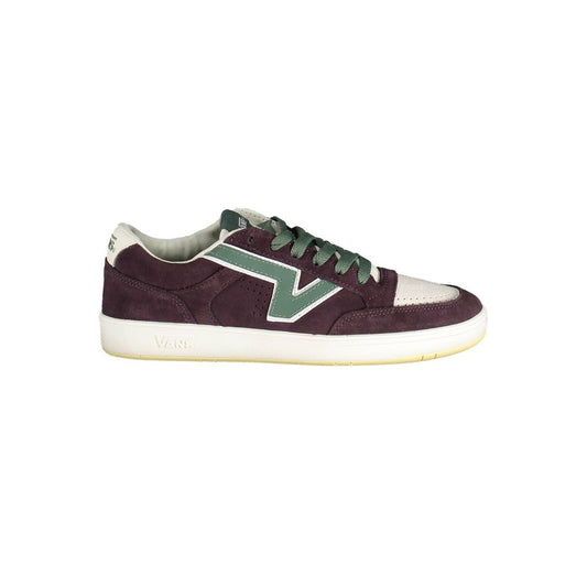 Baskets Vans en cuir violet pour homme