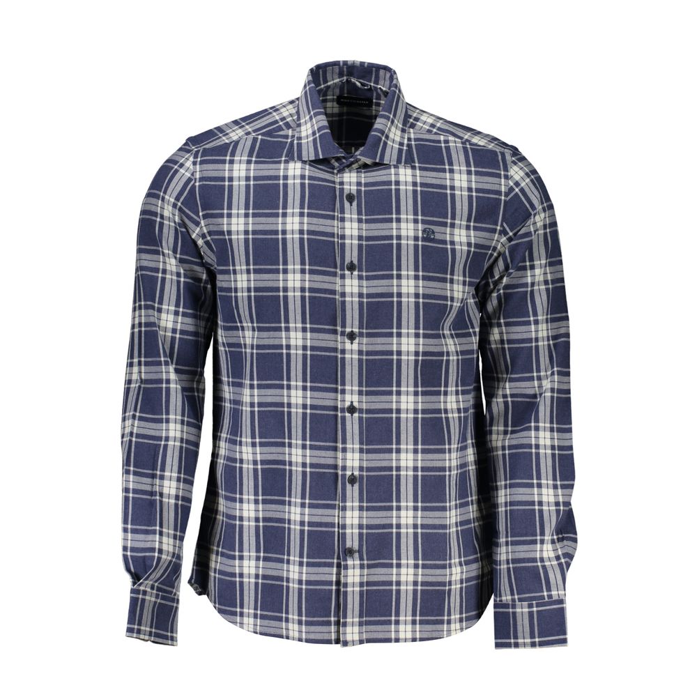 North Sails Blue Cotton Men Shirt by North Sails