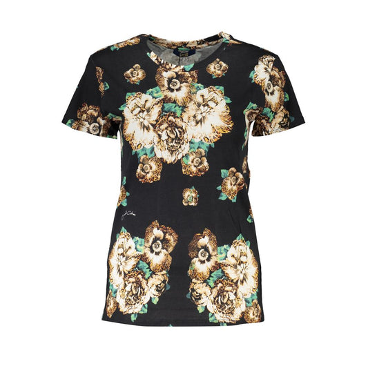 Cavalli Class Black Cotton Tops & T-Shirt by Cavalli Class