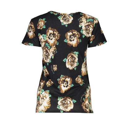 Cavalli Class Black Cotton Tops & T-Shirt by Cavalli Class