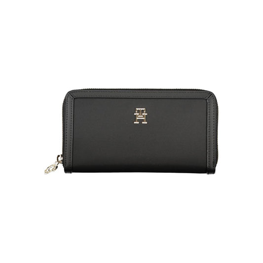 Portefeuille multi-compartiments noir chic Tommy Hilfiger