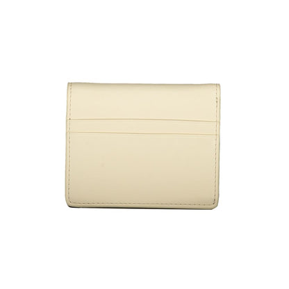 Portefeuille en polyéthylène beige Tommy Hilfiger