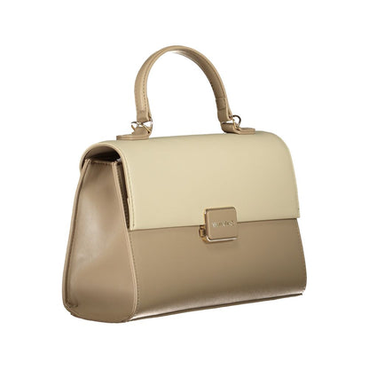 Mario Valentino Beige Polyethylene Women Handbag by Mario Valentino