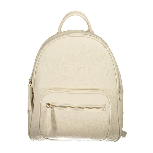 Sac à dos en polyéthylène beige Mario Valentino