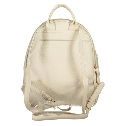 Sac à dos en polyéthylène beige Mario Valentino