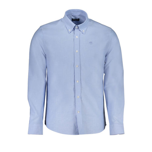 North Sails Light Blue Cotton Men Shirt by North Sails