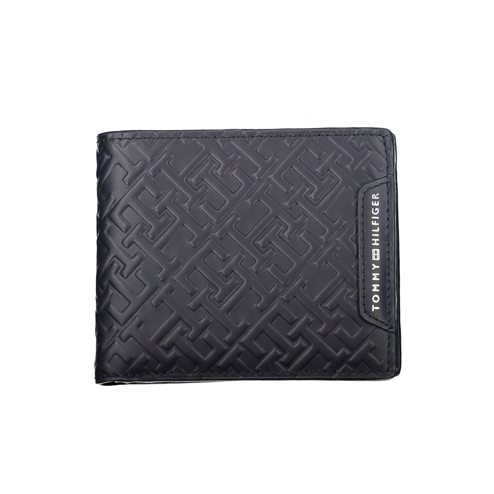 Portefeuille homme en cuir bleu Tommy Hilfiger