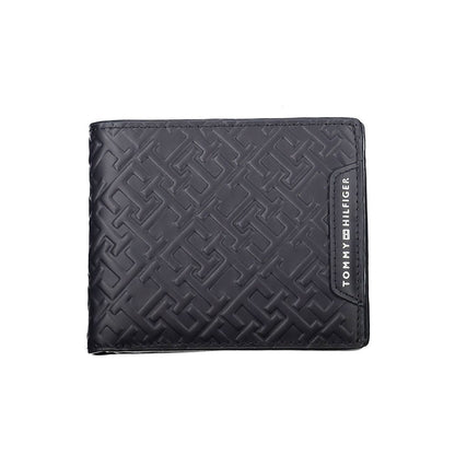 Portefeuille homme en cuir bleu Tommy Hilfiger