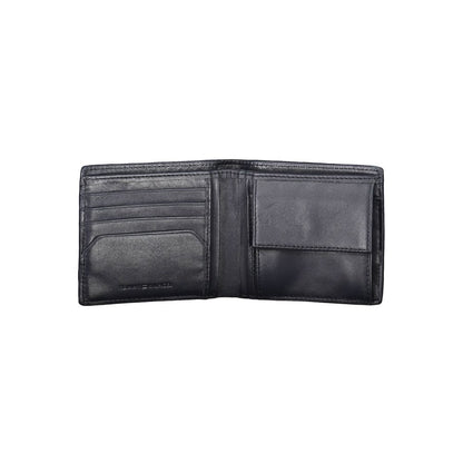 Portefeuille homme en cuir bleu Tommy Hilfiger
